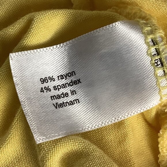 Lane Bryant Womens Plus Size 26/28 Yellow Graphic Tee "Be Happy Be Bright Be You - Picture 5 of 12